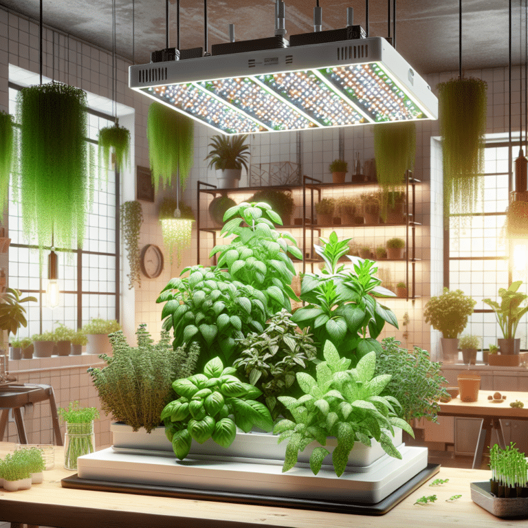 Optimizing Light Exposure for Indoor Hydroponic Herbs
