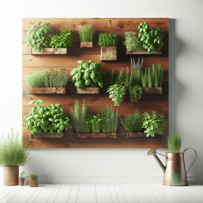 Bring the Green Indoors: DIY Wall-Mounted Herb Garden