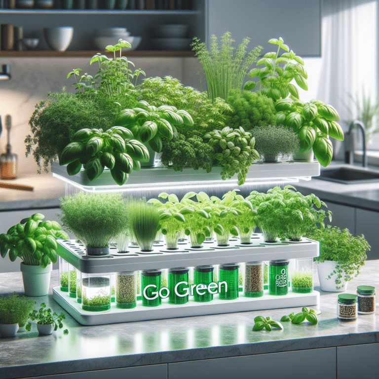 Go Green: Build Your Own Countertop Hydroponic Herb Garden