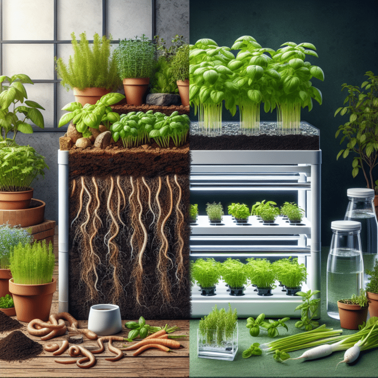 The Key Differences Between Soil and Hydroponic Herb Incubation