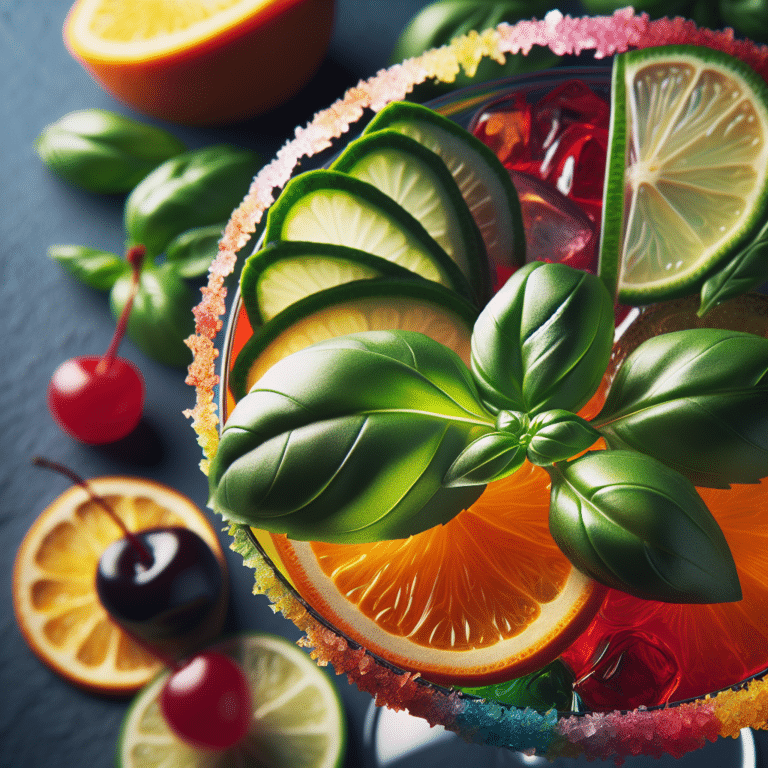 Guide to Cocktail Garnishes: Using Fresh Basil