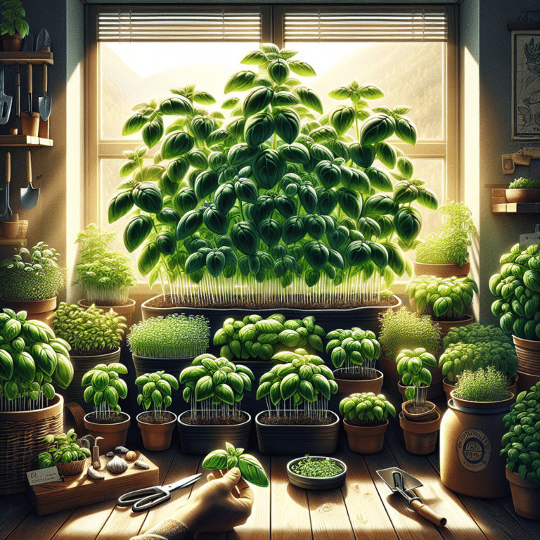 How to Grow and Harvest Indoor Basil for Maximised Flavor".