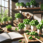 Utilizing Fresh Basil from Your Indoor Garden in Your Cooking