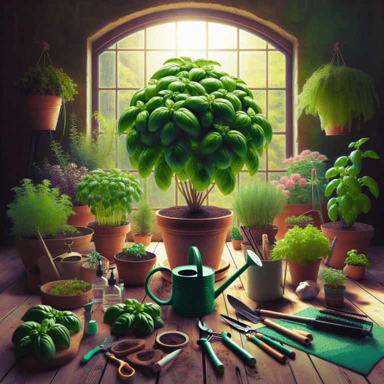 Basil: A Burst of Freshness from Your Indoor Garden