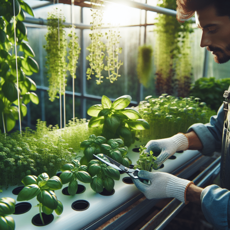Getting Ready for Your Hydroponic Herb Harvest