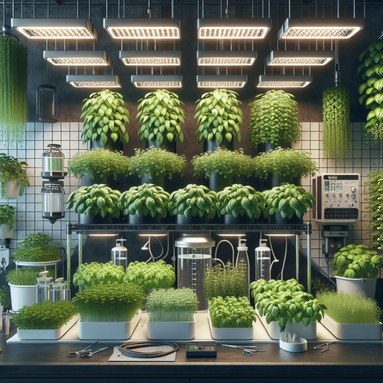 Enhancing Herb Yields through Hydroponic Techniques