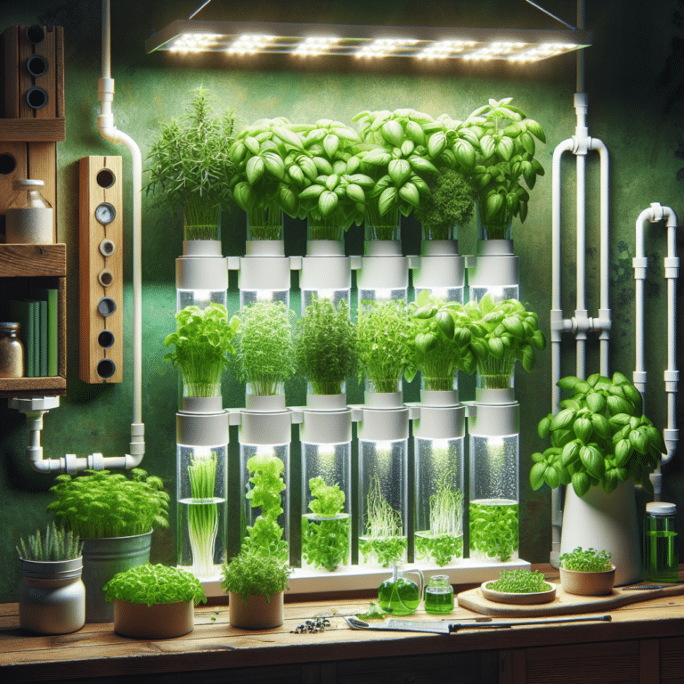 Building an Eco-friendly Indoor Hydroponic Herb System