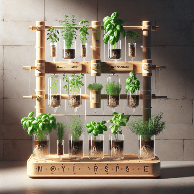 Multipurpose DIY Hydroponic Herb Stand
