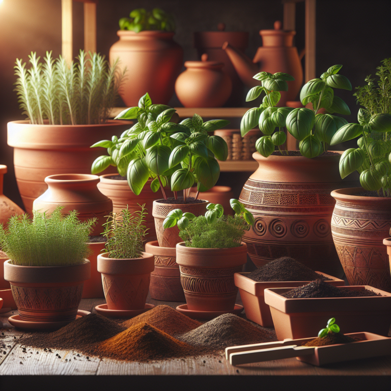 Choosing the Perfect Pots and Soil for Indoor Herb Gardening