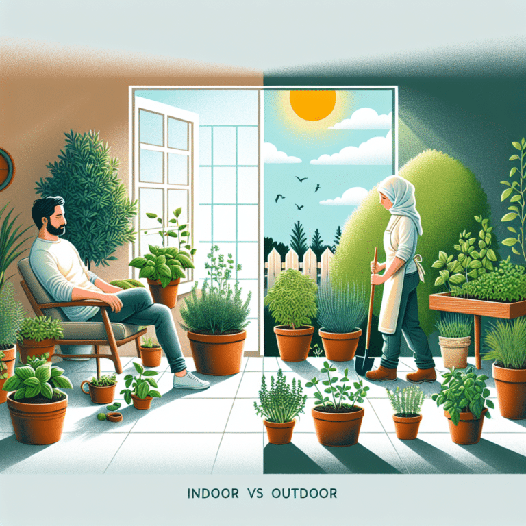 A Beginner's Insight: Indoor Versus Outdoor Herb Gardening