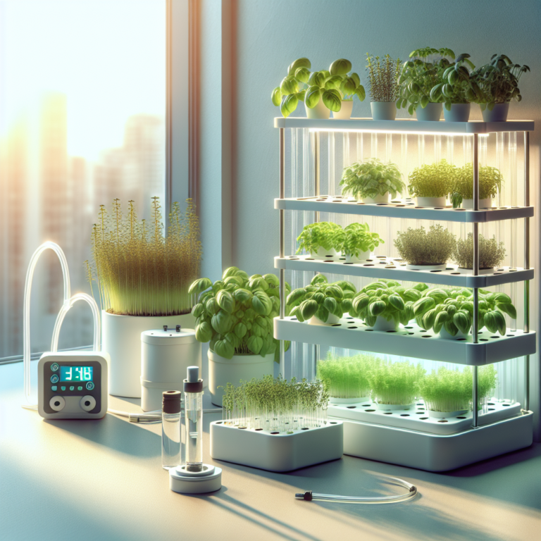 Constructing Your Own Mini Indoor Hydroponic Herb Garden