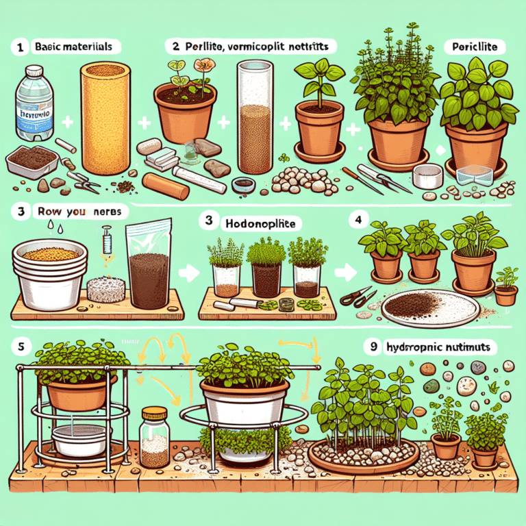 Building a Simple Herb Garden Without Soil: A DIY Approach