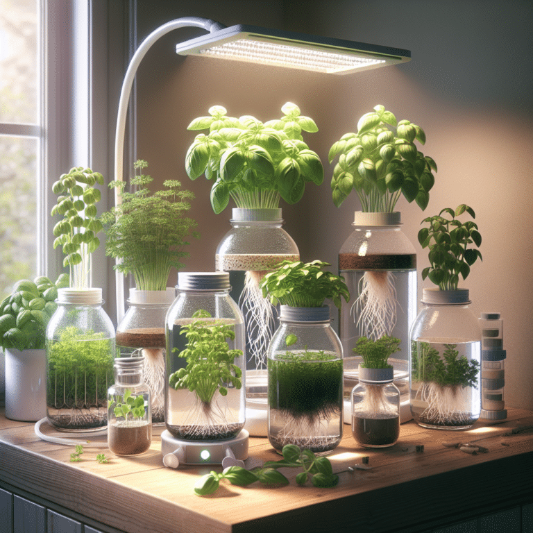 The Basics: How to Grow Hydroponic Herbs at Home